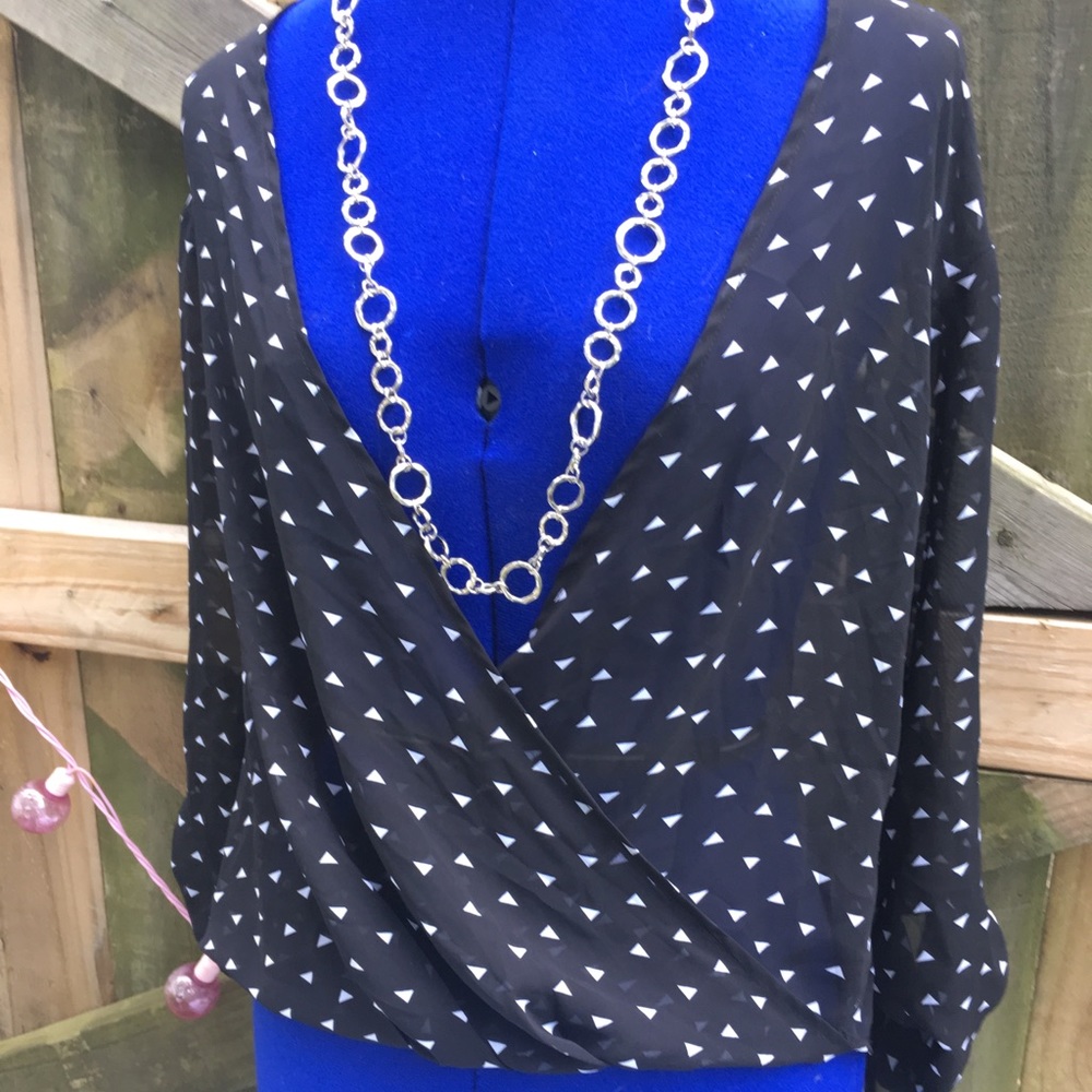DECREE Sheer Cross Top - XS